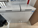 美菱（MeiLing）220升大容量家用商用冰柜 雙箱雙溫冷柜 頂開(kāi)門一級(jí)能效節(jié)能 冷藏冷凍臥式冰箱BCD-220DT國(guó)家補(bǔ)貼 曬單實(shí)拍圖