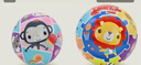 費(fèi)雪（Fisher-Price）費(fèi)雪彩印高彈拍拍彈力球兒童迷你皮球嬰幼兒手抓球訓(xùn)練寶寶抓握力 小猴子+拼圖圖案打氣筒和網(wǎng)兜 曬單實(shí)拍圖