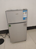 奧克斯小冰箱家用小型迷你冷藏冷凍兩用出租房宿舍用節(jié)能省電寢室辦公室電冰箱 【熱賣款 升級(jí)凈化去味】22A126DW銀 曬單實(shí)拍圖