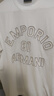 阿瑪尼EMPORIO ARMANI【禮物】EA男士撞色刺繡標識T恤衫 曬單實(shí)拍圖