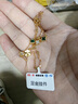 周大金 CHOW TAI KING足金999黃金四葉草手鏈女生孔雀石生日禮物送女友老婆情人節(jié)禮物 黃金四葉草手鏈【附近倉(cāng)次日達(dá)】 曬單實(shí)拍圖