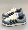 adidas萬(wàn)圣節系列 鯊魚(yú)面包鞋 ADIMATIC經(jīng)典滑板鞋阿迪達斯三葉草 清澈灰/傳奇墨水藍/白 40.5 曬單實(shí)拍圖