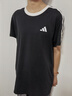 阿迪達(dá)斯 （adidas）短袖女裝上衣半袖運(yùn)動(dòng)服休閑透氣圓領(lǐng)t恤 JY7612 黑色  S  曬單實(shí)拍圖