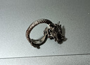 汀白中國(guó)風(fēng)戒指復(fù)古銀霸氣盤龍指環(huán)潮男獨(dú)特個(gè)性大氣龍形開(kāi)口戒指 盤龍指環(huán)【一只】 曬單實(shí)拍圖