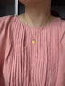 周大福跑環(huán)足金黃金鑲鉆石吊墜女送生日禮物ERU250 ERU250 曬單實(shí)拍圖