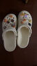 名創(chuàng)優(yōu)品（MINISO）洞洞鞋男女夏季外穿涼鞋防滑厚底踩屎感包頭涼拖鞋 卡其+趣味零食 曬單實(shí)拍圖