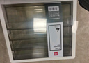 得力四層辦公桌書桌桌面收納盒柜箱文件柜抽屜式A4資料/檔案柜帶索引標(biāo)簽學(xué)科試卷分類辦公用品白 曬單實(shí)拍圖