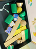imikids大粒串珠積木幼兒童穿珠子玩具寶寶蒙氏穿線教具1-2歲 萌寵動(dòng)物秀 曬單實(shí)拍圖