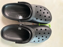 crocs卡駱馳檀健次同款洞洞鞋男沙灘鞋|10001 黑色-001 41/42(260mm) 曬單實(shí)拍圖