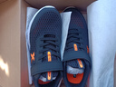 特步（XTEP）兒童童鞋男女童中大童大網(wǎng)眼魔術(shù)貼跑鞋 黑/熒光亮橙 40 曬單實(shí)拍圖