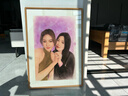 水彩畫像定制真人照片純手繪人物肖像油畫彩鉛素描畫畫代畫送相框 金牌畫師執(zhí)筆 曬單實拍圖
