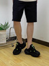 馬克華菲男鞋新款夏季拖鞋男透氣舒適包頭拖百搭時(shí)尚懶人鞋一腳蹬休閑拖鞋純白41 曬單實(shí)拍圖