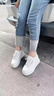 啄木鳥內(nèi)增高小白鞋女2025年春秋新款休閑板鞋韓版厚底百搭運(yùn)動鞋 白色【升級版】 跟高 8cm 37 (235mm) 曬單實(shí)拍圖