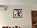 季棠葡萄水果新中式餐廳裝飾畫(huà)餐桌飯廳背景墻掛畫(huà)紫氣東來(lái)玄關(guān)壁畫(huà) A-紫氣東來(lái)【爆款畫(huà)面】 50*50cm(實(shí)木框+有機玻璃+油畫(huà)布) 曬單實(shí)拍圖