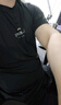 李寧涼茶丨速干涼感短袖T恤男25夏季新款簡(jiǎn)約健身運(yùn)動(dòng)上衣ATSV275 曬單實(shí)拍圖