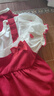 優(yōu)奇嬰兒衣服女寶寶夏季薄款連體衣滿月服百天喜慶周歲禮服女童夏款 曬單實(shí)拍圖