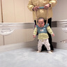 JCZS德國(guó)寶寶學(xué)步帶嬰幼兒童夏季防摔小孩學(xué)站神器走路防勒嬰兒牽引繩 【字母款】藍(lán)色學(xué)步帶 曬單實(shí)拍圖
