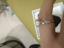 芮愛(ài)VRAI 梵高星月圓鉆婚戒 求婚鉆戒戒指cvd美國(guó)鉆石一克拉 鉑金戒托 鉑金托 D色/凈度VS 甄選IGI證書 1克拉 曬單實(shí)拍圖