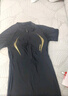 李寧（LI-NING）泳衣女連體平角游泳衣女士專業(yè)運動保守顯瘦溫泉泳裝7561黑金XL 曬單實拍圖