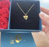 中國黃金CHINA GOLD在逃公主黃金項(xiàng)鏈女足金蝴蝶結(jié)吊墜七夕情人節(jié)禮物送女友老婆生日 京速達(dá)-足金蝴蝶結(jié)吊墜贈s925鏈 曬單實(shí)拍圖