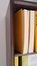 藝柳園 實(shí)木書(shū)架書(shū)房一體靠墻柜子家用客廳簡(jiǎn)易書(shū)架置物架落地儲物架 單個(gè)多格儲物柜【胡桃色】 曬單實(shí)拍圖