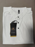 皮爾卡丹（pierre cardin）男士短袖T恤桑蠶絲夏季簿款純色中年大碼寬松真絲POLO.衫針織 白色 XL  建議140-155斤 曬單實(shí)拍圖