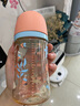 貝親奶瓶ppsu 嬰兒奶瓶 防脹氣奶瓶 雙把手彩繪寬口徑奶瓶套裝 240ml 3-6月 自帶M奶嘴+重力球 曬單實(shí)拍圖