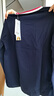 暇步士（Hush Puppies）【天絲系列】童裝兒童男女大童秋款彈力舒適柔軟經(jīng)典長袖襯衫 藏藍(lán) 150 曬單實拍圖