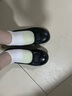 紅蜻蜓豆豆鞋女牛皮單鞋軟底樂福女鞋休閑英倫小皮鞋女WTB152591黑色39 曬單實拍圖