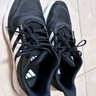 阿迪達(dá)斯 （adidas）男女跑步鞋夏季減震舒適跑步運動鞋IH6038 黑色 42.5 碼UK8.5 曬單實拍圖