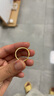 周大福素圈實(shí)心黃金戒指情侶款男戒(工費560)約6.65g EOF1427禮物 曬單實(shí)拍圖