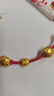 六福珠寶七夕情人節(jié)禮物 足金星閃黃金轉(zhuǎn)運(yùn)珠路路通串珠 計(jì)價(jià) 約1.01克 曬單實(shí)拍圖