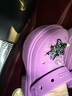 CROCS楊紫同款雪屋Clog卡駱馳洞洞鞋夏季運(yùn)動(dòng)鞋沙灘鞋高跟拖鞋涼鞋女鞋 209347-6WQ/泡泡紫 36-37 (220mm) 曬單實(shí)拍圖
