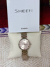 卡西歐（CASIO）手表女SHEEN商務(wù)石英星期顯示簡(jiǎn)約表送女友禮物SHE-4529CG-4A 曬單實(shí)拍圖