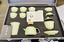 石茗堂汝窯功夫茶具套裝整套開片可養(yǎng)家用辦公輕奢高檔泡茶壺蓋碗送禮 14頭汝窯茶具套裝/清雅汝瓷組 曬單實(shí)拍圖