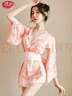 浪莎（LangSha）純欲睡衣女和服制服情趣包臀裙旗袍夫妻調(diào)情刺激七夕約會(huì)戰(zhàn)袍 櫻花和服 均碼 （80-130斤）【約會(huì)戰(zhàn)袍】 曬單實(shí)拍圖