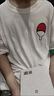 致臻男神火影忍者宇智波家族佐助火扇情侶裝T恤標志族徽衣服周邊短袖男女 白色 XL 曬單實(shí)拍圖