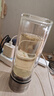 希諾雙層玻璃杯男茶水分離杯高檔泡茶杯子車載水杯XN-9339本色 340mL 曬單實拍圖