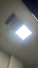 歐普集成吊頂led燈廚房衛(wèi)浴嵌入式鋁扣板吊頂300*300*600平板燈 300*300時(shí)尚銀16W 曬單實(shí)拍圖