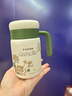 Vanow山茶花保溫辦公杯 316不銹鋼泡茶杯開學季送老師茶水分離水杯子 曬單實拍圖
