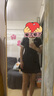 繪詩慧黑色短袖女新款2025年夏季正肩T恤黑色修身學(xué)生緊身顯瘦圓領(lǐng)體恤 條紋正肩字母短袖 【黑色】 L 曬單實拍圖