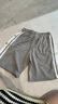 Converse匡威兒童裝男童短褲夏季新款中大童運動(dòng)褲五分褲 中性灰 140 /60 【建議身高128-140cm】 曬單實(shí)拍圖