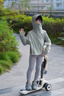WCZ日本兒童防曬衣夏季2025童童輕薄外套冰絲新款寶寶防曬服 經(jīng)典灰 100 _建議身高90-100cm 曬單實(shí)拍圖