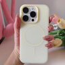 甲度適用蘋果16promax手機(jī)殼16Pro手機(jī)殼保護(hù)套iphone 16Plus磁吸高級(jí)感防摔男女AI按鍵全包半透殼 【巖石灰】冰霧半透-進(jìn)口真液態(tài) iPhone16 Pro 曬單實(shí)拍圖