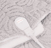彩虹五檔調(diào)溫智能定時安全機(jī)洗可披可蓋電熱蓋毯電熱毯1.6*1.3米 曬單實拍圖
