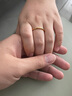 中國(guó)黃金（CHINA GOLD）黃金戒指女足金素圈戒指亮面情侶對(duì)戒七夕情人節(jié)禮物送女友老婆 20# 約1g（克重多退少補(bǔ)） 曬單實(shí)拍圖