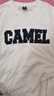 駱駝（CAMEL）夏日棉T恤男女同款三防透氣短袖T恤 C34BA9L3008A5 玉石白 XXL 曬單實(shí)拍圖