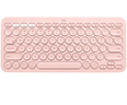 羅技（Logitech）K380 鍵盤 藍(lán)牙辦公鍵盤 無線鍵盤 女友 便攜超薄鍵盤 筆記本鍵盤 茱萸粉 曬單實(shí)拍圖