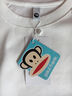 大嘴猴（paul frank）美式純色情侶圓領(lǐng)短袖t恤男夏季新款潮牌寬松百搭休閑男裝打底衫 米白色381D【官方正品】 3XL 【建議175-190斤】 曬單實(shí)拍圖