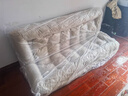 漸笠懶人沙發(fā)可躺可睡折疊人類(lèi)巨型狗窩沙發(fā)雙人床臥室陽(yáng)臺榻榻米沙發(fā) 米白色【親膚燈芯絨】雙層軟包 含靠枕（120*120*25）五檔調節 曬單實(shí)拍圖